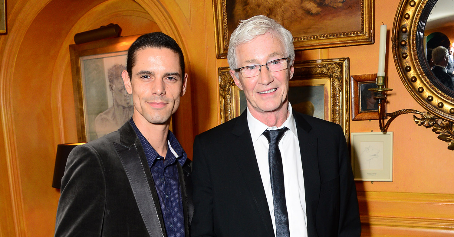 Paul O'Grady with husband Andre Portasio