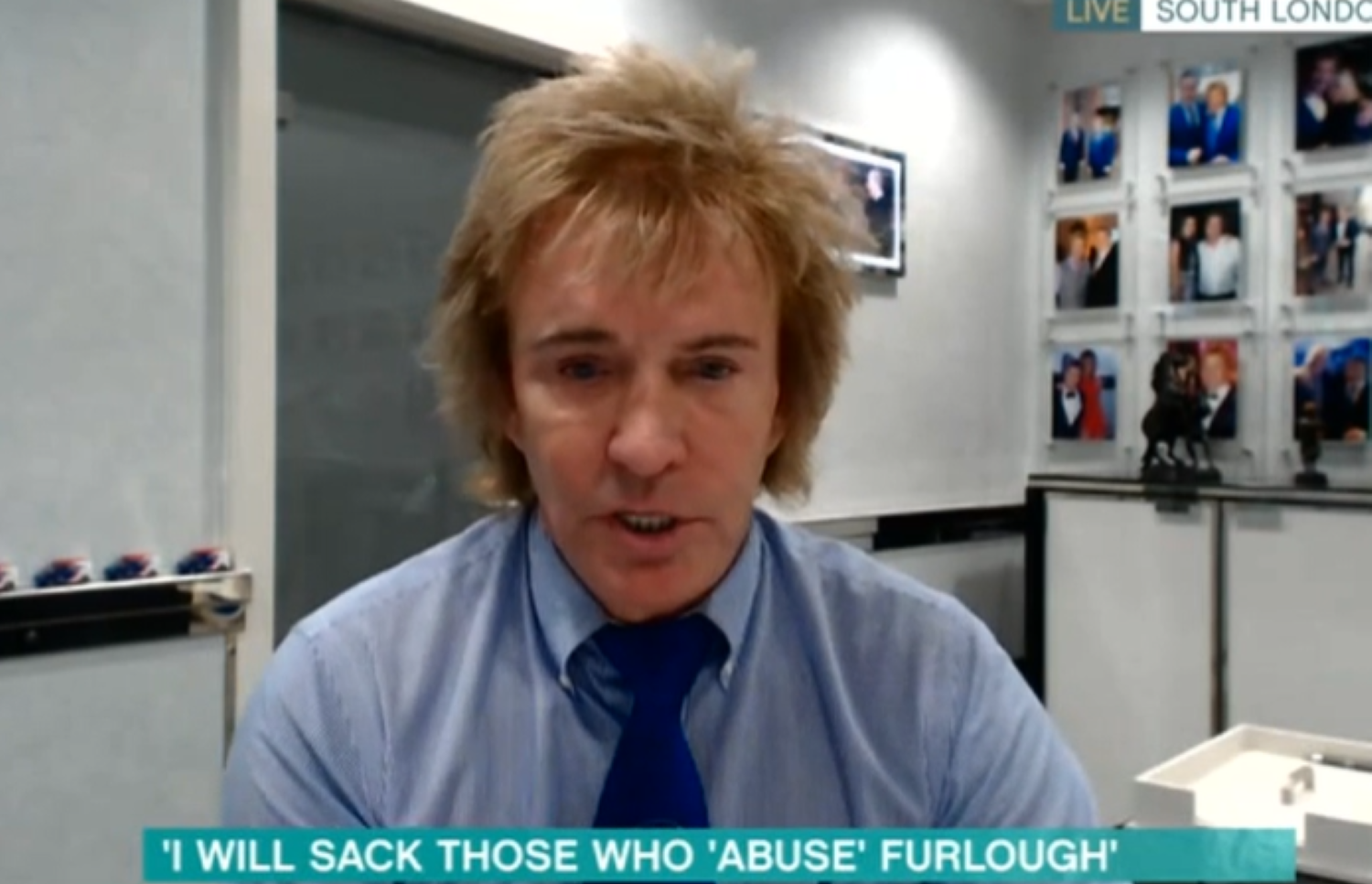 Charlie from Pimlico Plumbers This Morning Credit: ITV
