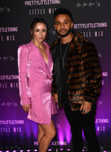 Sarah Richards and Aston Merrygold