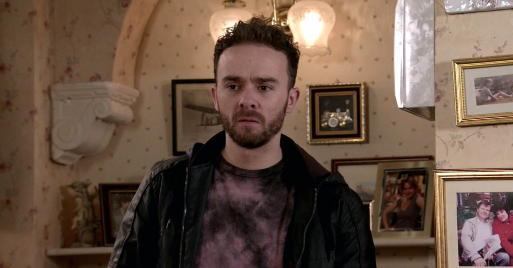 Coronation Street David Platt shocked