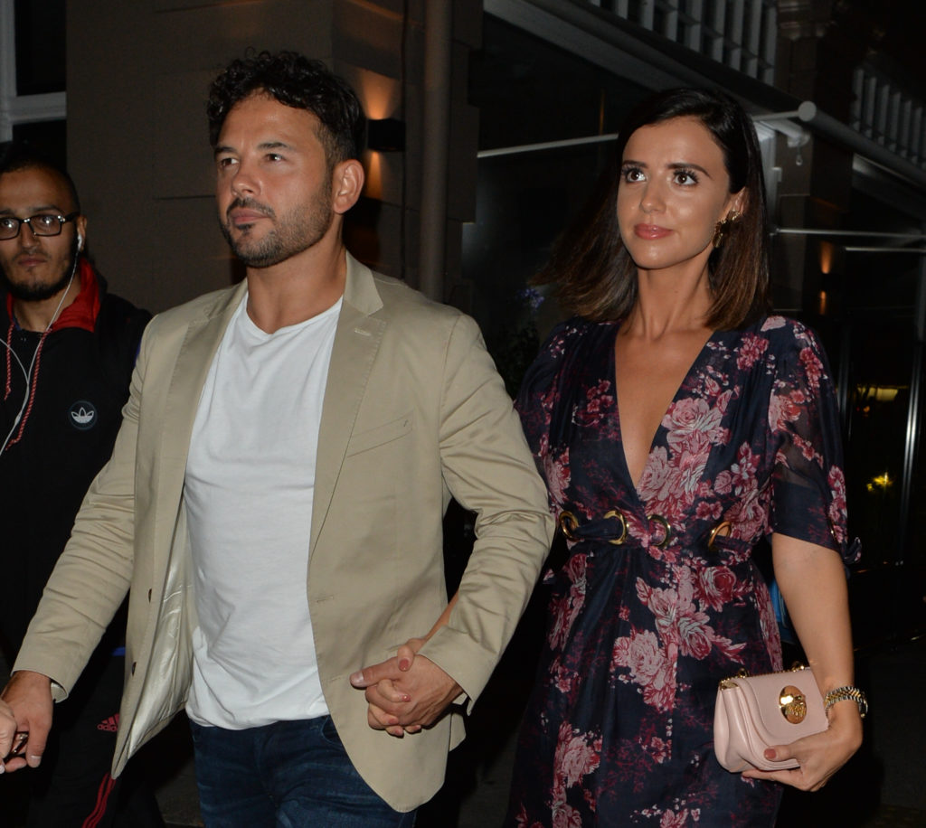 Ryan Thomas and Lucy Mecklenburgh met in 2017 (Credit: Splash News)