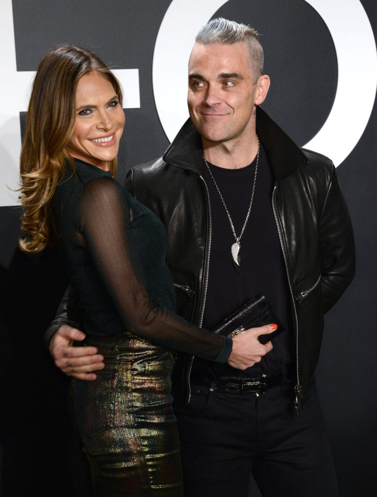 Robbie and Ayda do not make good house guests (Credit: Splash News)