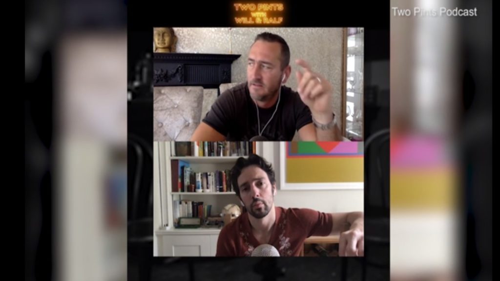 Will Mellor opened up to co-star Ralph Little (Credit: Two Pints podcast)