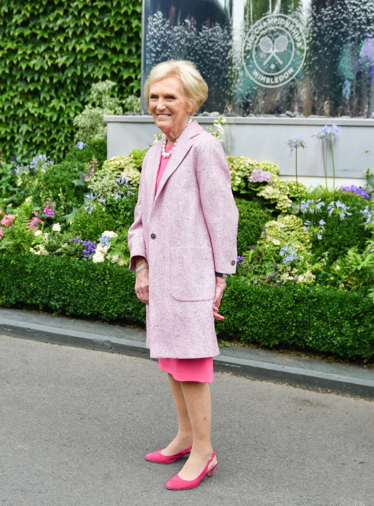 Mary Berry is known for desserts including Plum Crumble (Credit: Splash News)