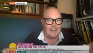 Emmerdale star Dominic Brunt admits he got 'snappy' on set filming lockdown episodes