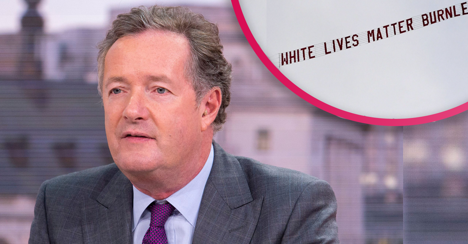 White Lives Matter banner GMB