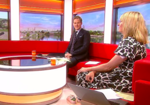 Piers Morgan news about Louise Minchin and BBC Breakfast