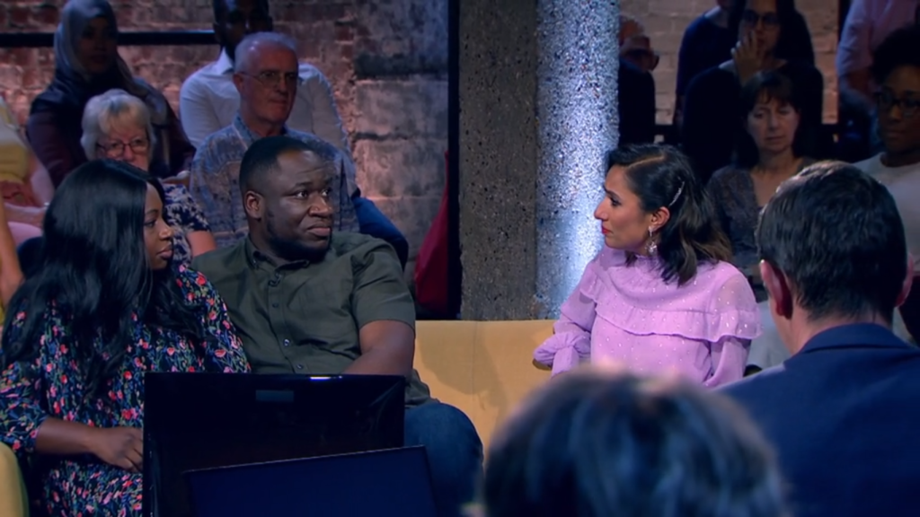 Britain's Best Parent? Presenter Anita Rani attempted to keep the peace (Credit: Channel 4)