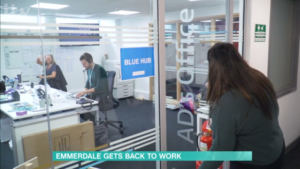 Emmerdale star Lisa Riley gives fans behind the scenes look at filming on soap 