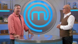 John Torode and Gregg Wallace return as Celebrity MasterChef judges (Credit: BBC)
