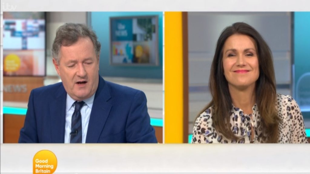 Piers never misses a chance to tease Susanna (Credit: ITV)