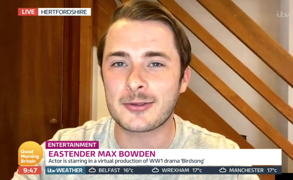 Max Bowden EastEnders GMB