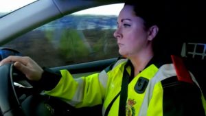 Kirsten on Ambulance