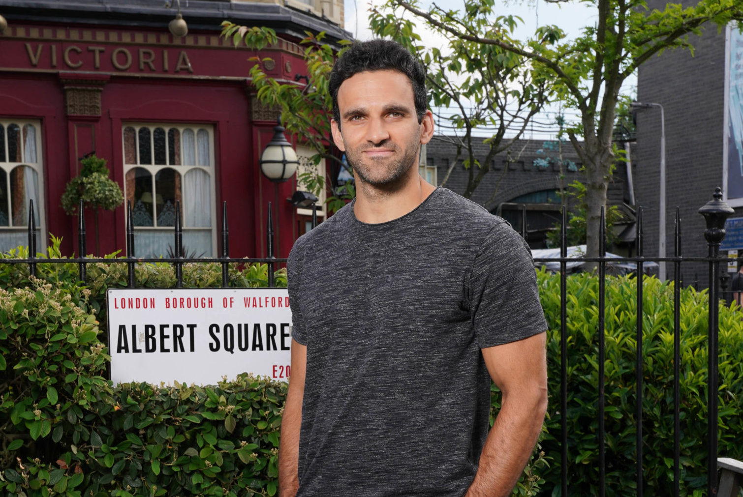 Davood Ghadami Goes Topless For Countryside Walk With Daughter