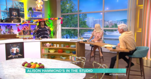 Alison Hammond on This morning