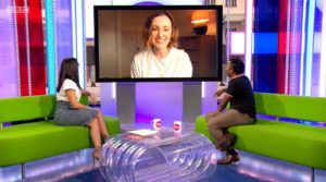 Laura Carmichael on The One Show