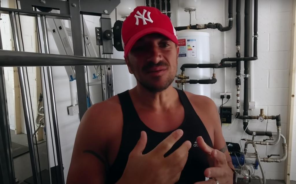 Peter Andre bullying hair (Credit: YouTube/The Sun)