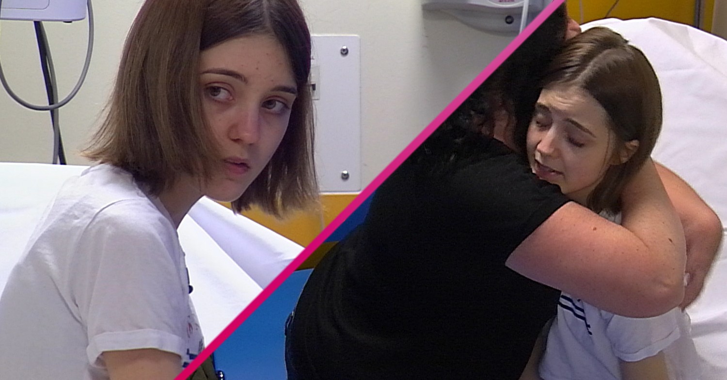 Sammy, a teenager with anorexia, on 24 Hours in A&E