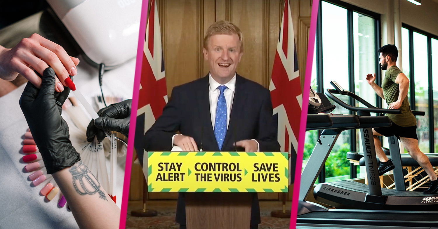 gyms and nail bars can reopen