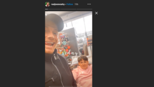 Joe Swash and his son