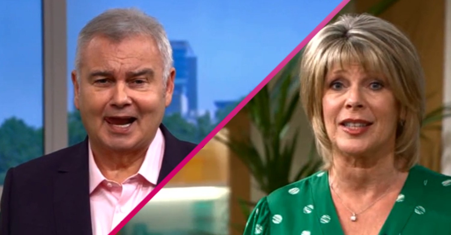 This Morning Eamonn Holmes Ruth Langsford bickering Tuesday Credit: ITV
