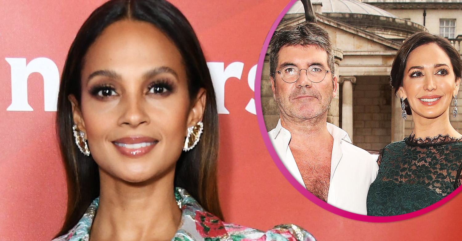 Alesha Dixon and Simon Cowell