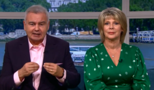Eamonn Holmes Ruth Langsford This Morning Tuesday Credit: ITV