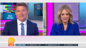 Ben Shephard and Charlotte Hawkins on GMB