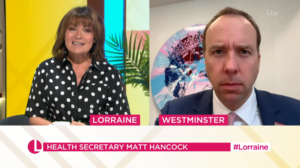 Lorraine and Matt Hancock