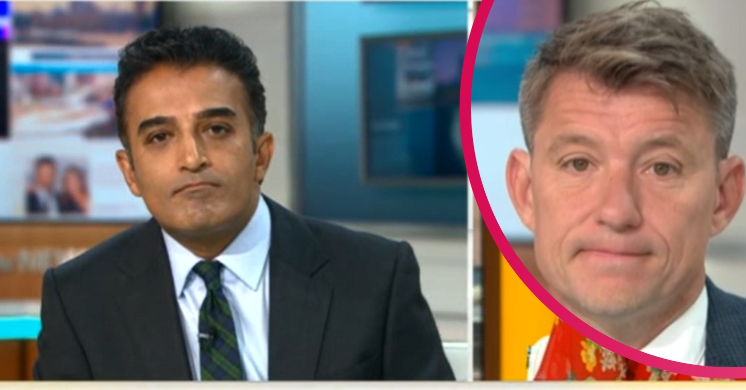 Adil Ray Ben Shephard Good Morning Britain Credit: ITV