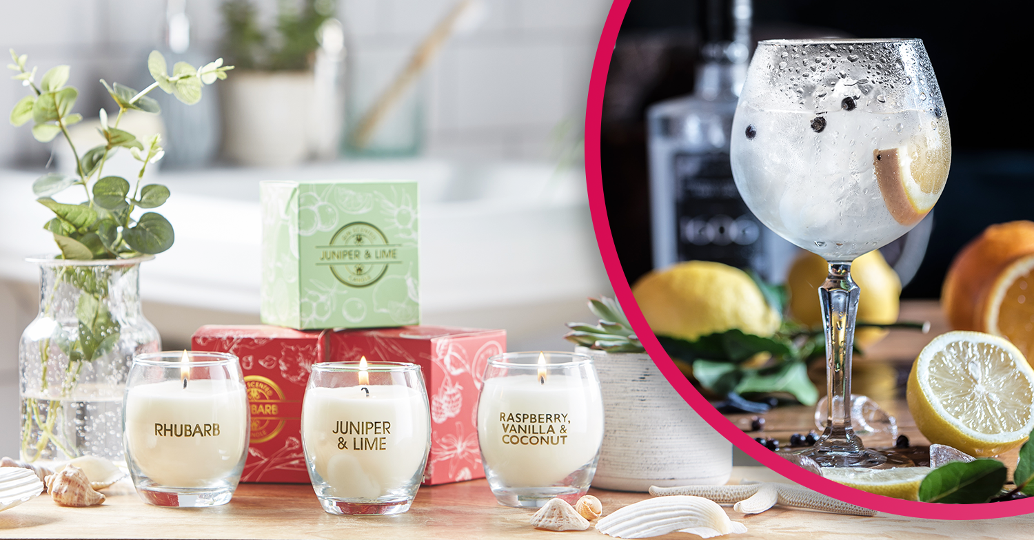 gin scented candle
