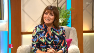 Lorraine in tears over tribute Fri 17 July Credit: ITV