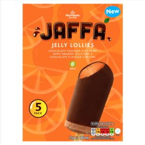 Jaffa cake ice lollies