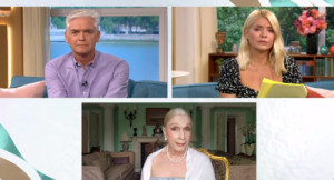 Phillip Schofield and Lady C on This Morning
