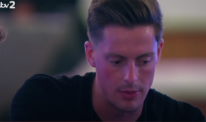 Alex George on Love Island