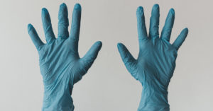 rubber gloves covid-19