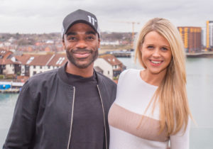 Ore Oduba and wife Portia
