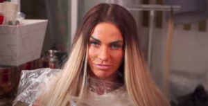 katie price new blonde hair
