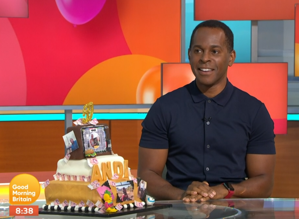 Andi Peters&rsquo; youthful looks at 50 stun Good Morning Britain fans