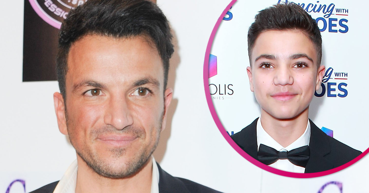 Peter Andre and Junior