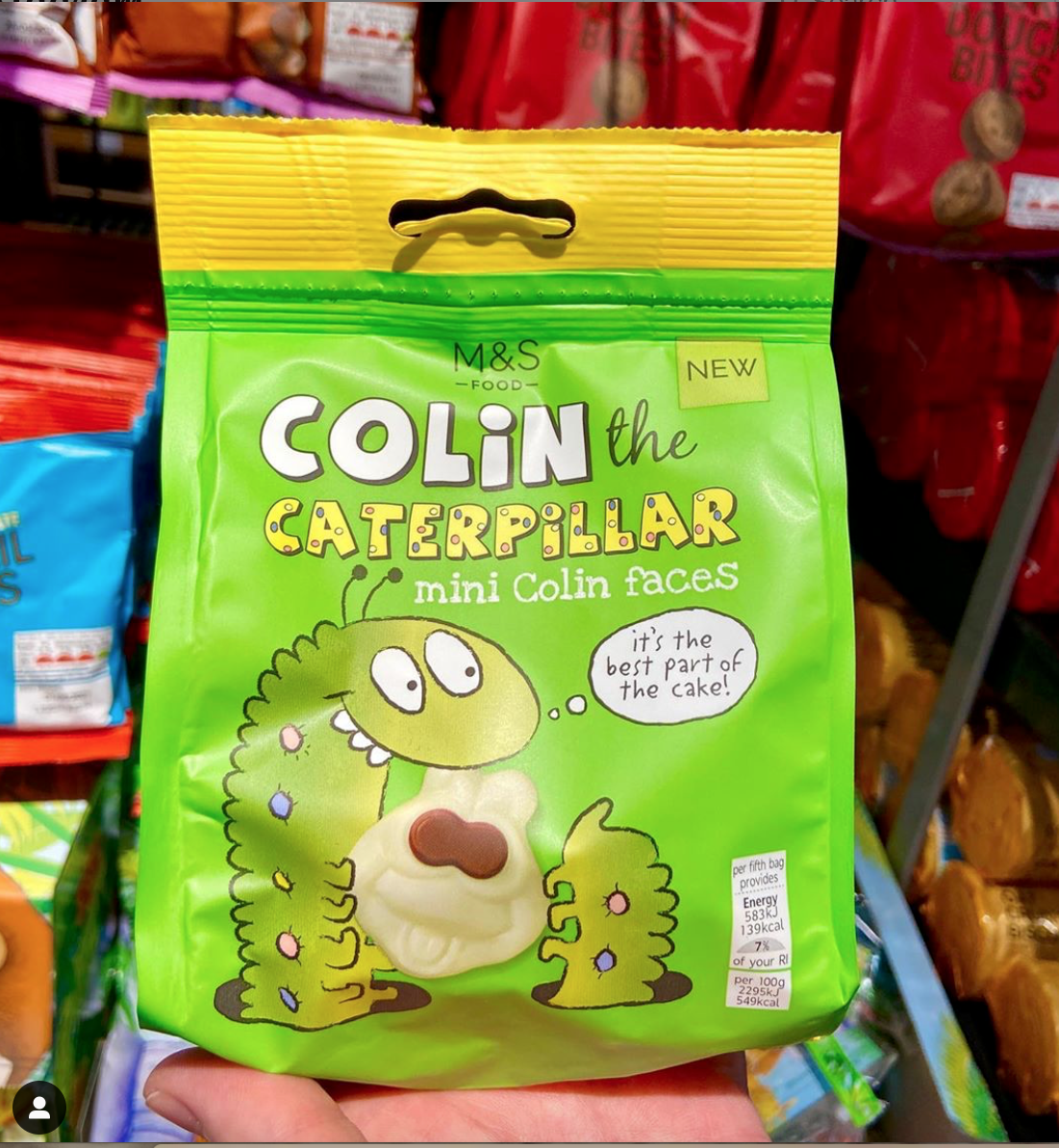 Colin The Caterpillar Mini Faces Launch At Mands Entertainment Daily