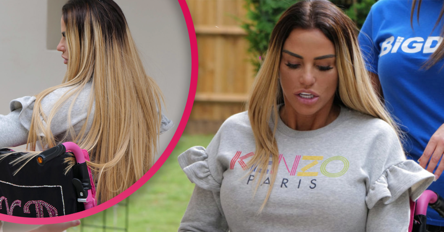 Katie Price wheelchair