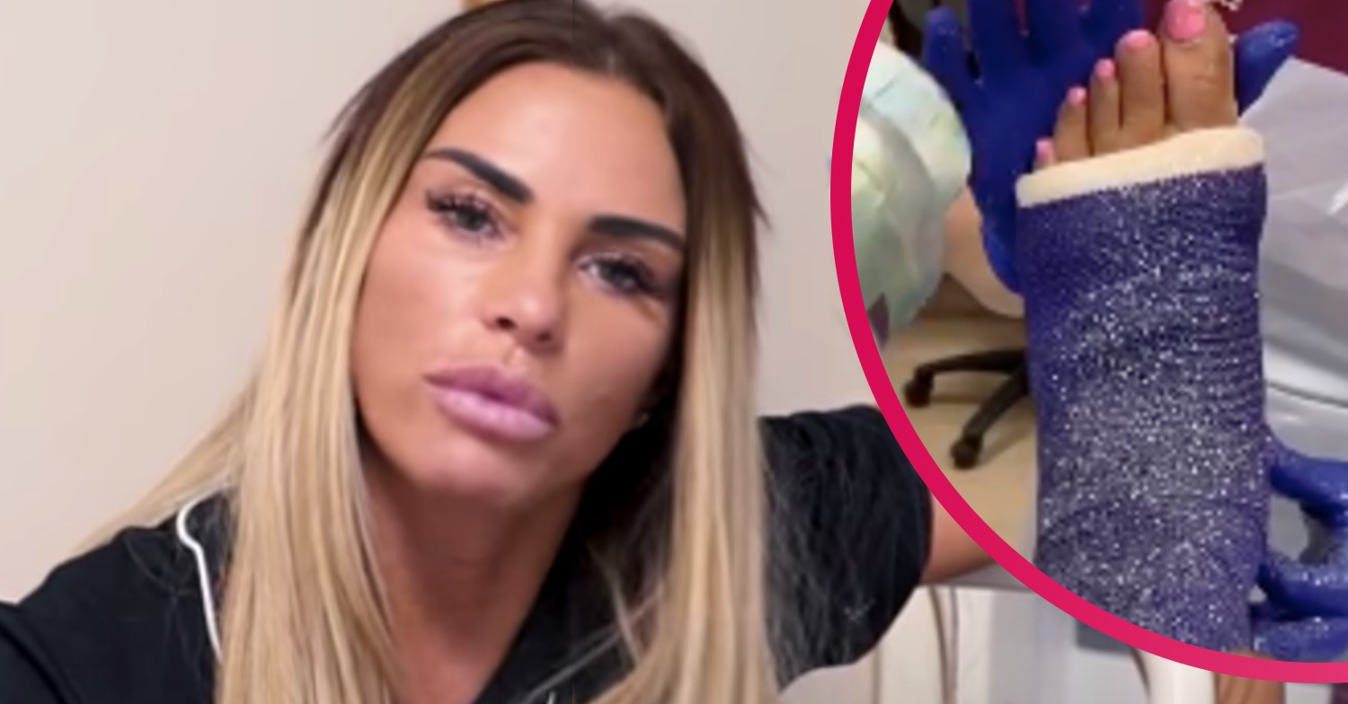 katie price foot hospital feet