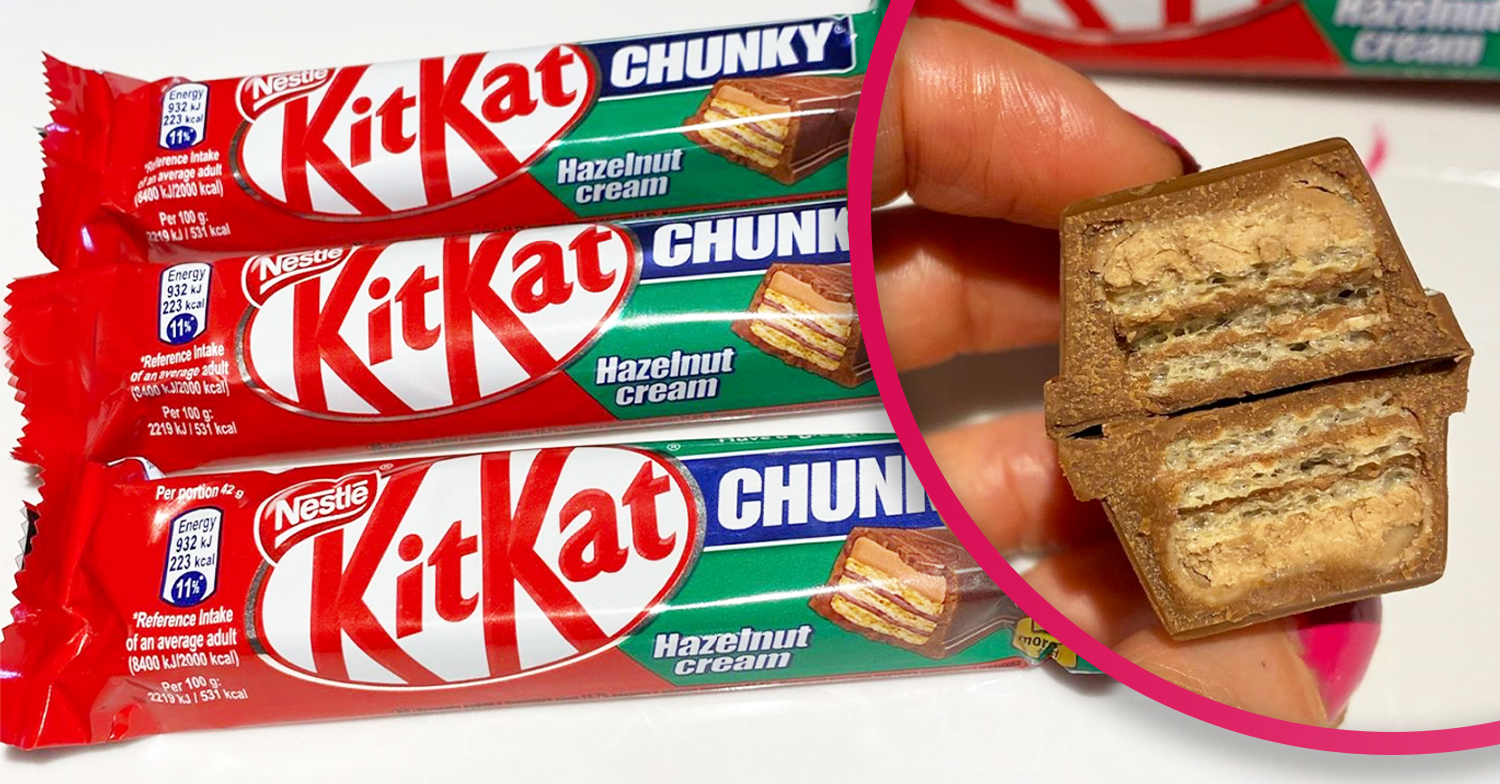 Brits go crazy for new KitKat Chunky Hazelnut Cream Entertainment Daily