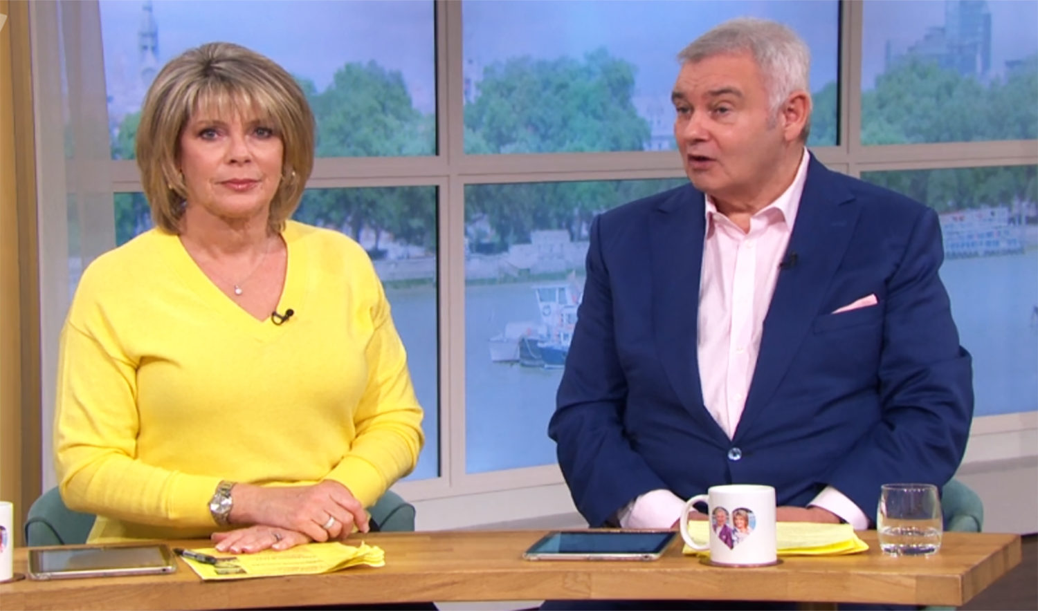 Ruth Langsford and Eamonn Holmes on This Morning