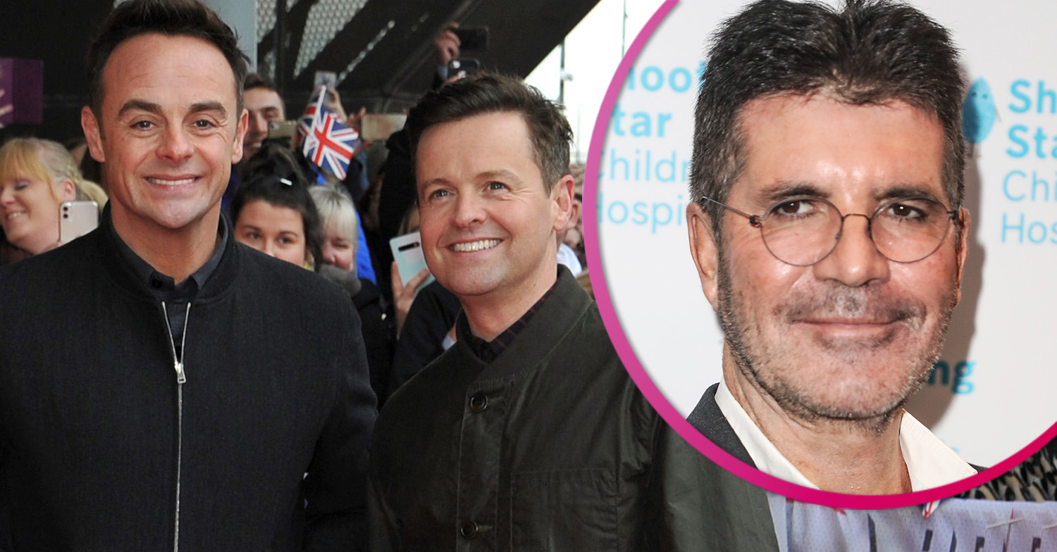 Ant and Dec and Simon Cowell