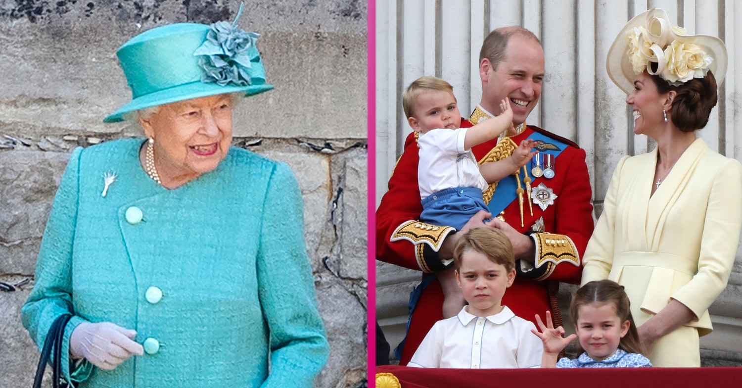 the queen prince william family