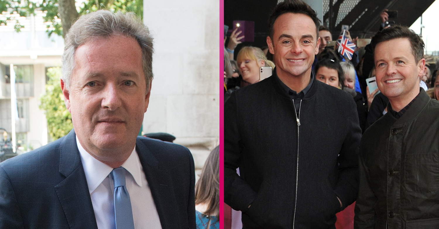 Piers Morgan and Ant and Dec
