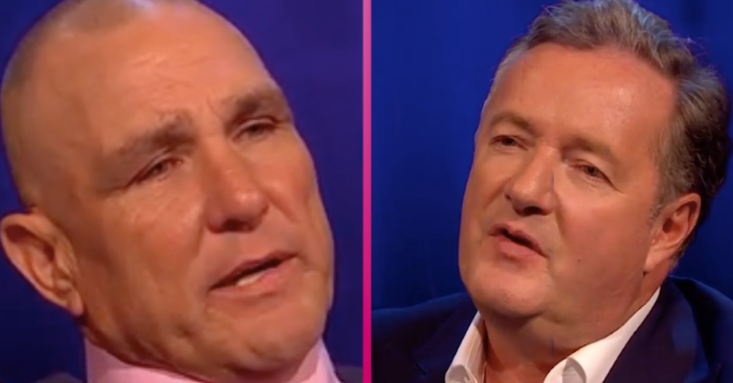 vinnie jones wife tanya Piers Morgan's Life stories