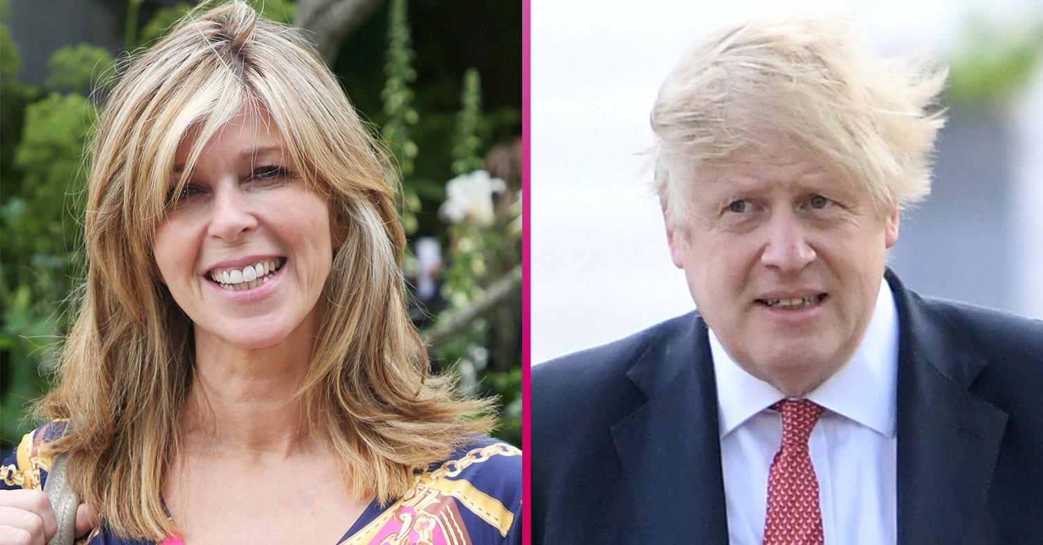 Kate Garraway and Boris Johnson